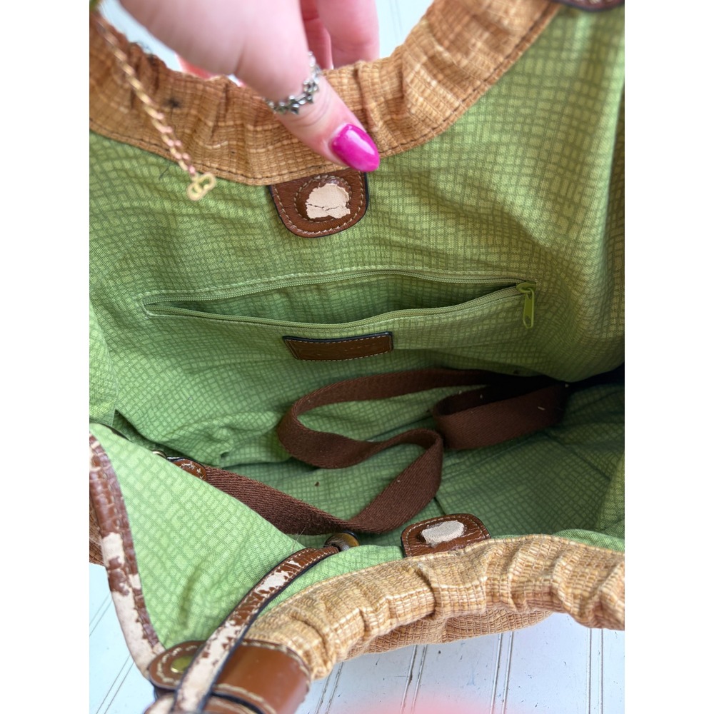 Fossil Vintage Y2K Woven Bohemian Boho Floral Shoulder Crossbody Bag - Picture 7 of 14